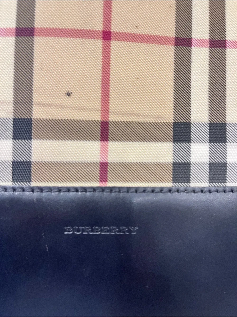 Burberry Nova Check Canvas Backpack
